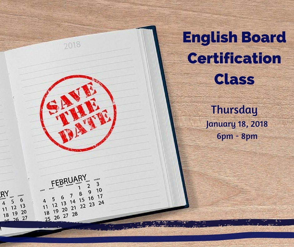 english board certification class